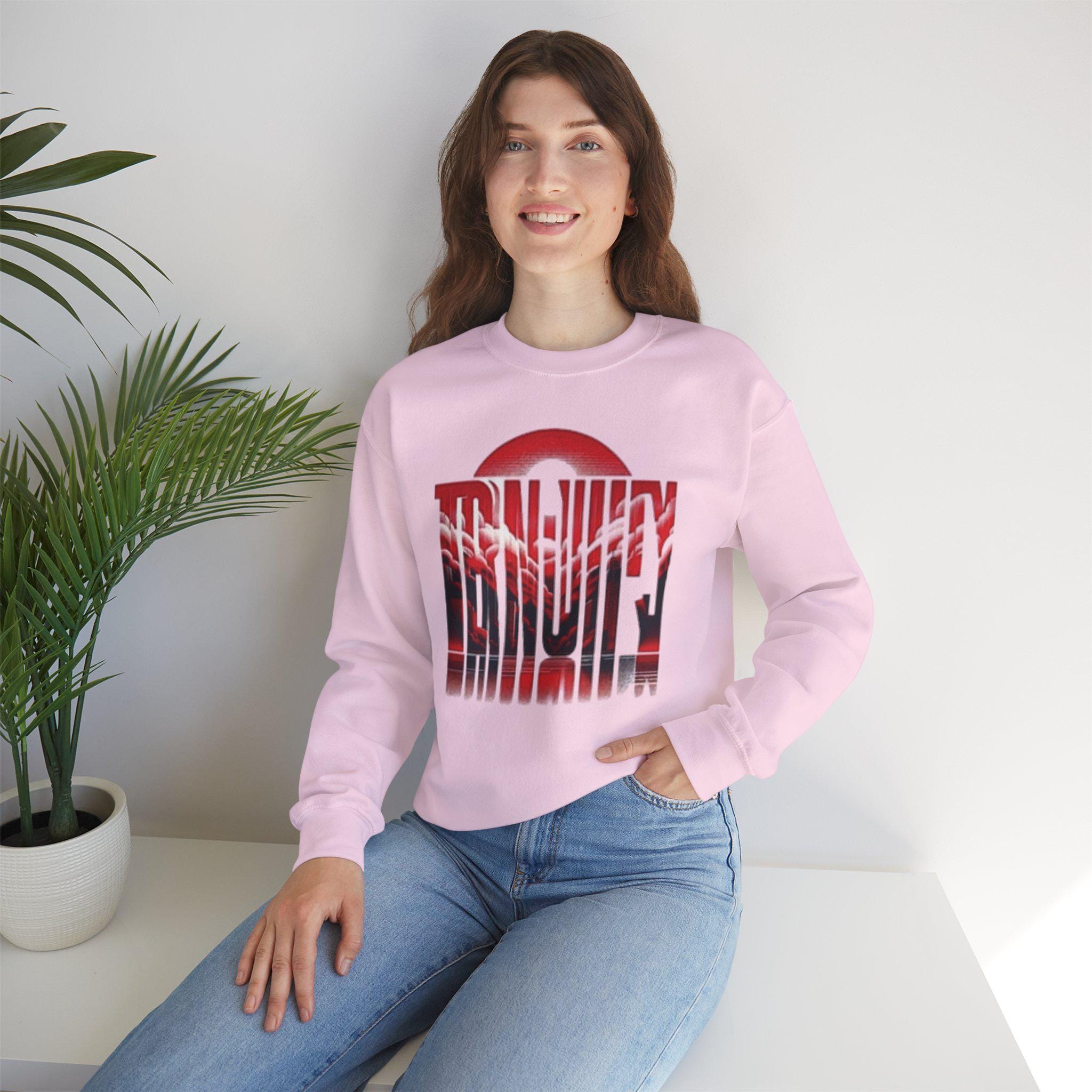 Tranquil Harmony Unisex Sweatshirt- Serene Graphic Design for Peaceful Vibes